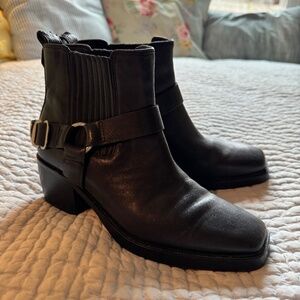 Sam Edelman Black Leather Boots